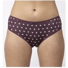 Salvador Dali Трусы слипы средней посадки в горошек, размер XL(50-52), фиолетовый