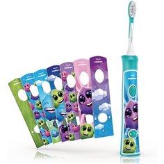Звуковая зубная щетка Philips Sonicare For Kids HX6392/02, aqua
