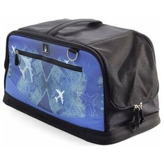 Сумка-переноска для кошек и собак Triol Santorini plane 50х23х22 см синий/черный