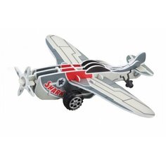 3D-пазл Pilotage 3D Самолет красный (RC39884), 26 дет.