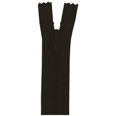 YKK Молния витая неразъемная 0561179/16, 16 см, 916 темно-коричневый/темно-коричневый