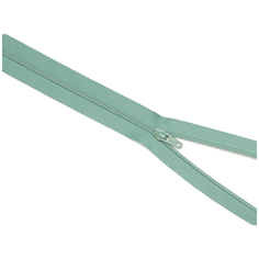 YKK Молния витая неразъемная 0561179/12, 12 см, серо-зеленый/серо-зеленый