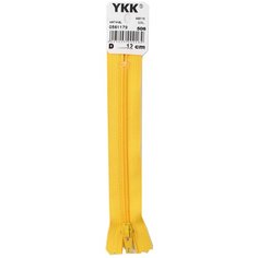 YKK Молния витая неразъемная 0561179/12, 12 см, кукурузный/кукурузный