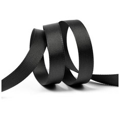 Лента Ideal репсовая в рубчик шир.10мм цв. 030 черный уп.27,42м