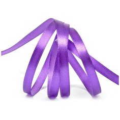 Лента атласная 1/4 (6мм) цв.3118 фиолетовый IDEAL уп.27,4 м