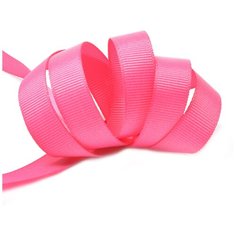 Лента Ideal репсовая в рубчик шир.12мм цв. 187 (044) фуксия уп.27,42м