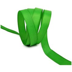 Лента Ideal репсовая в рубчик шир.10мм цв. 579 ярк.зеленый уп.27,42м