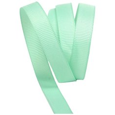Лента Ideal репсовая в рубчик шир.10мм цв. F199 мятный уп.27,42м