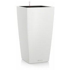 Кашпо Cubico Color 40, белое, все-в-одном Lechuza