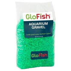 Грунт для аквариума GloFish флуоресцирующий, зеленый 2,268 кг