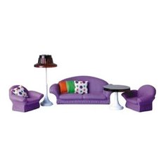 ОГОНЁК Набор мягкой мебели для гостиной Конфетти (С-1336) фиолетовый