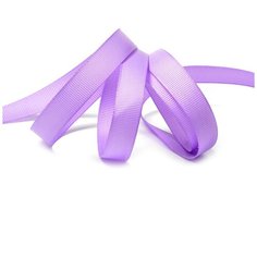 Лента Ideal репсовая в рубчик шир.12мм цв. 430 (081) св.сиреневый уп.27,42м