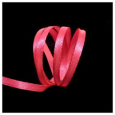 Лента атласная 1/8 (3мм) цв.3080 ярк.розовый IDEAL уп.100 м