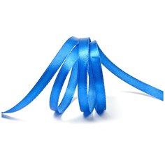 Лента атласная 1/4 (6мм) цв.3161 василек IDEAL уп.27,4 м