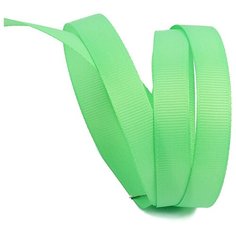 Лента Ideal репсовая в рубчик шир.12мм цв. 530 (117) пастел.мятный уп.27,42м