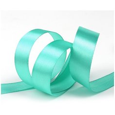 Лента атласная 3/4 (20мм) цв.4323 ярк.мята IDEAL уп.27,4 м