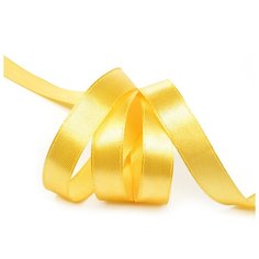 Лента атласная 1/2 (12мм) цв.3021 св.горчичный IDEAL уп.27,4 м