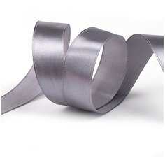 Лента атласная 3/4 (20мм) цв.3170 т.серый IDEAL уп.27,4 м