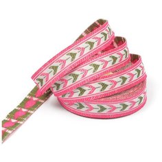 Лента отделочная жаккардовая TBY.ЛЖ.MH-22 шир.12 мм уп.5,48 м цв.роз Ideal