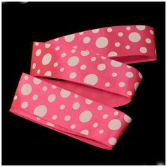 Лента атласная с рисунком TBY.LDA614 шир.38мм уп.10м Ideal