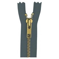 0504219/12 Застежка-молния тип 5 (5,75мм), неразъемная, длина 12см, YKK (578 мышино-серый)