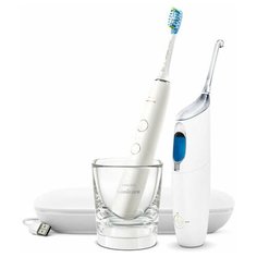 Зубной центр Philips Sonicare AirFloss Pro/Ultra HX8494, белый