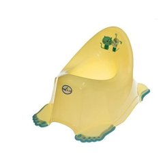 Горшок Tega Кот и Пес антискользящий yellow желтый