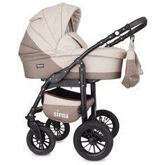 Коляска SIENA (BartPlast) 02 коричневый-бежевый РАНТ