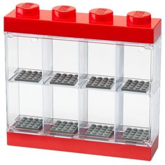 Контейнер LEGO Minifigure display case 8 (4065) красный