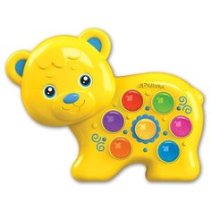 Мишка, Азбукварик (электронная музыкальная игрушка, 11 песенок и мелодий, серия Веселушки)