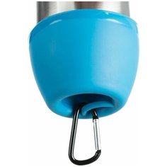 Бутылка дорожная с миской, 0,3 л, Trixie (цвет миски может отличаться, 24605)