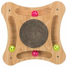 Игрушка-трек с картонной когтеточкой, 35 х 4 х 35 см, Trixie (48021)
