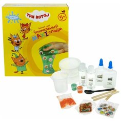 Слайм тайм Три кота, 1Toy (набор для творчества, 25,5x22,5x5 см, Т16618)