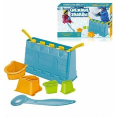 Набор для лепки замков из снега, 1Toy (7 предметов, Т13993)