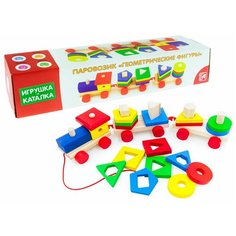 Паровозик Геометрические фигуры, Анданте (каталка, RDI-D098a)