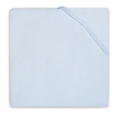 Простыня на резинке, Jollein (60х120 см, светло-голубая)