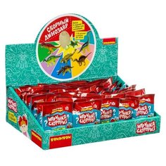 Конструктор BONDIBON Игрушка-сюрприз ВВ3705 Сборный динозавр