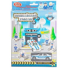 Joy Toy Полицейский участок 0897, голубой