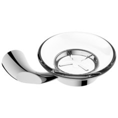 Мыльница стеклянная RUSH Devon (DE75411) хром