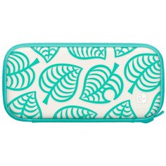 Nintendo Чехол и защитная пленка Animal Crossing: New Horizons Edition для консоли Nintendo Switch Lite белый/зеленый