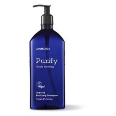 Aromatica шампунь Tea Tree Purifying бессульфатный для жирной кожи головы с чайным деревом, 900 мл
