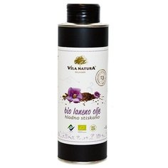 Масло льняное био холодного отжима не рафинированное Vila Natura organic 250 миллилитров