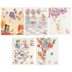 Альт Тетрадь Праздник кошки 5 видов А5 48 л. клетка клетка 7-48-114 65694551974