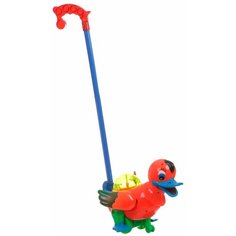 Каталка-игрушка Play Smart Утёнок (1198 / Н26679) красный