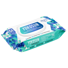 Влажные салфетки YokoSun антибактериальные гигиенические, 54 шт.