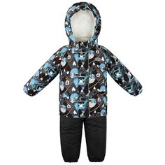 Комплект с полукомбинезоном Reike Ski park размер 98, grey