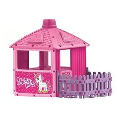 Домик Dolu City House с забором 2511, розовый