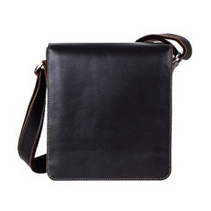 Сумка-планшет FABULA, натуральная кожа, черный