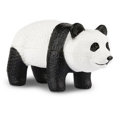 Игрушка-мялка Maxitoys Панда 11 см белый/черный