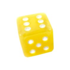 Кубики Partida 12 мм желтый